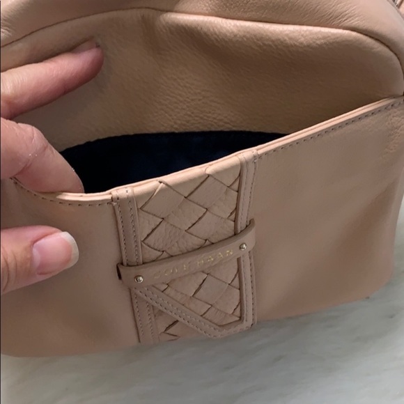 Cole Hann pink pebbled leather mini crossbody bag - Picture 14 of 14